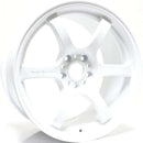 Gram Lights 57DR 18x9.5 +38 5x114.3 Ceramic Pearl Wheel (Min Order Qty 20)