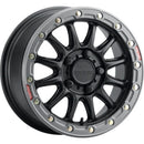 Raceline A14BG Alpha 15x10in/6x139.7 BP/25mm Offset/78.1mm Bore- Blk & Gunmetal Ring Beadlock Wheel