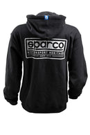 Sparco Sweatshirt Hooded Heritage Blk Me