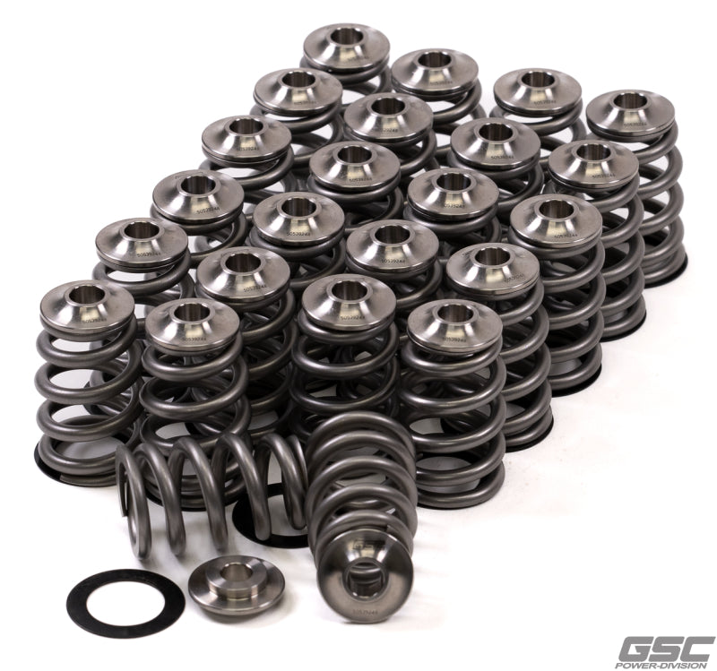 GSC P-D Nissan VQ35 Conical Valve Spring and Titanium Retainer Kit