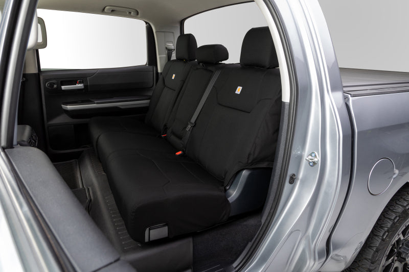 Covercraft 15-20 Ford F150 Carhartt Super Dux PrecisionFit Custom Front Row Seat Covers - Black
