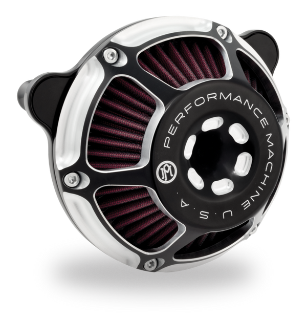 Performance Machine 23-Up CVO, 2024 Touring Max HP Air Cleaner - Contrast Cut