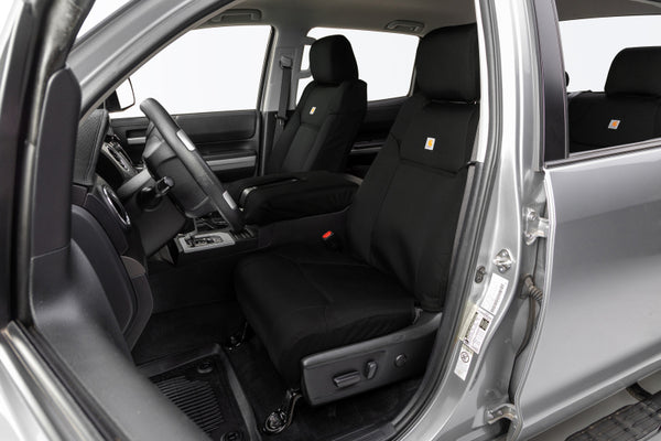 Covercraft 19-24 Chevy Silverado Carhartt Super Dux PrecisionFitFront Row Seat Covers - Blk
