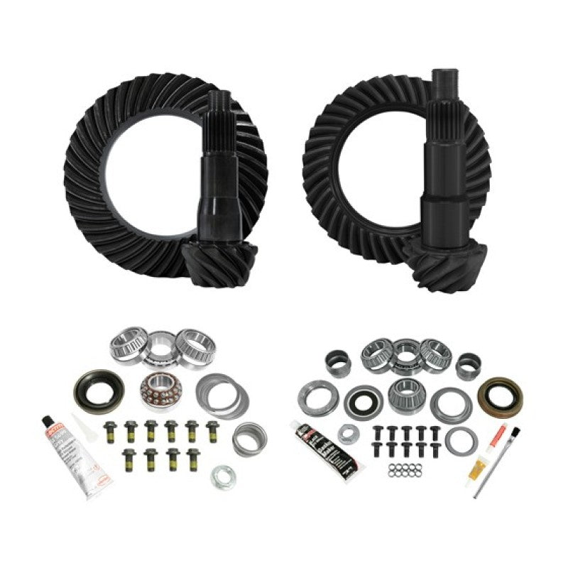 Yukon Gear Gear & Install Kit Package For Jeep JL Non-Rubicon w/ D30 FR & D35 RR in a 5.13 Ratio