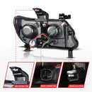 ANZO 15-22 Chevy Colorado Full LED Headlights w/ Initiation (Amber DRL) - Black