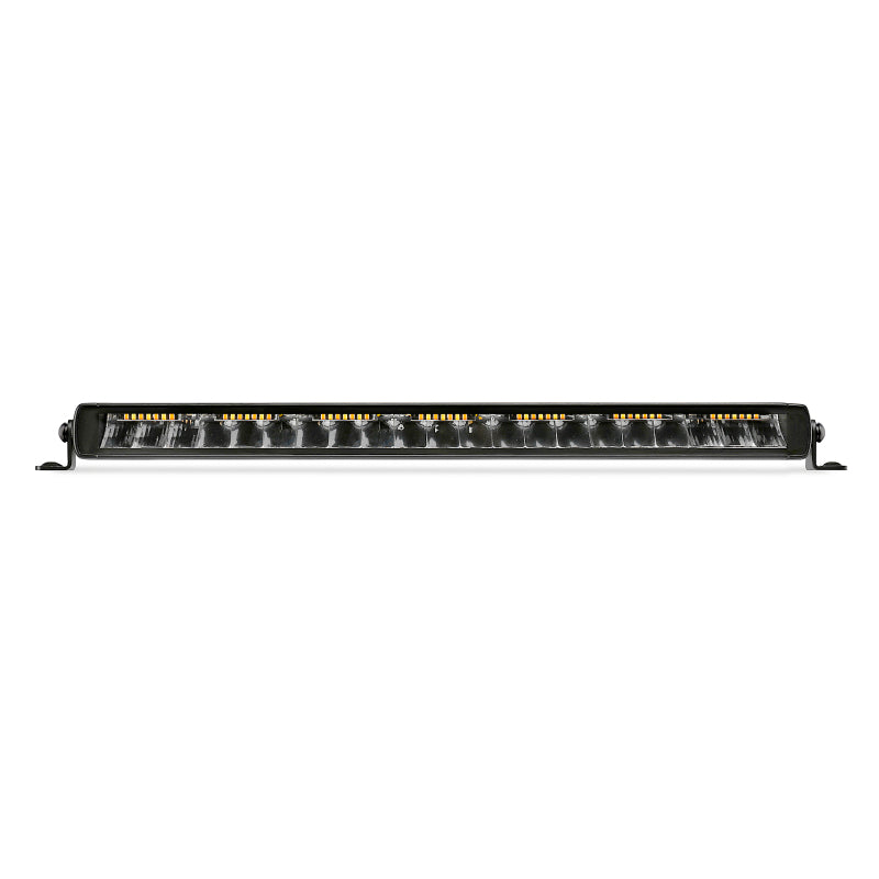 Go Rhino Xplor Blackout Combo Series Sgl Row LED Light Bar w/Amber (Side/Track Mount) 20.5in. - Blk