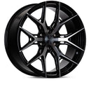 Vossen HF6-4 18x9 / 6x139.7 / ET0 / Super Deep / 106.1 CB - Tinted Gloss Black Wheel