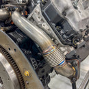 Wehrli 01-04 Chevrolet 6.6L Duramax LB7 2in Stainless Passenger Side Up Pipe w/Gaskets (Twin Turbo)