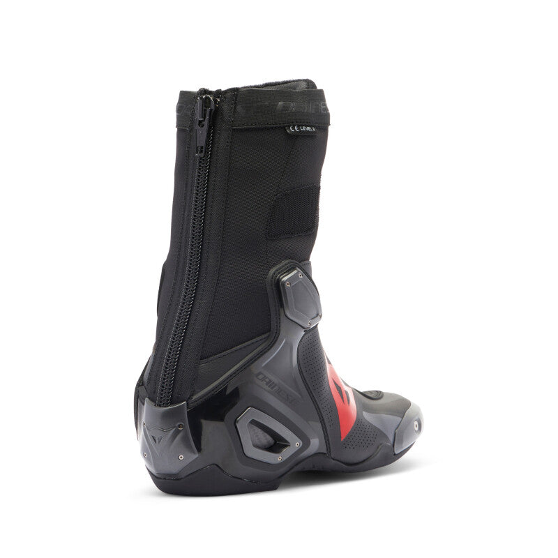 Dainese Axial 2 Air Boots Black/Black/Red Fluorescent Size - 43