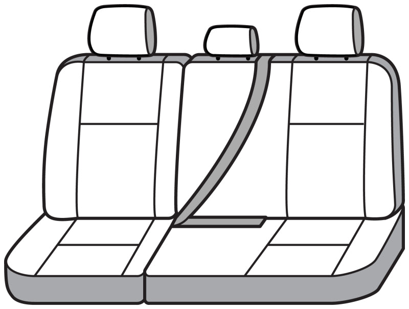 Covercraft 23-24 Ford Super Carhartt Super Dux PrecisionFit Custom Second Row Seat Covers - Black
