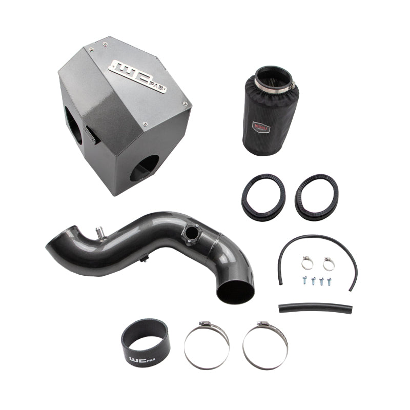 Wehrli 13-18 Cummins 6.7L Intake Kit 4in - Semi-Gloss Black