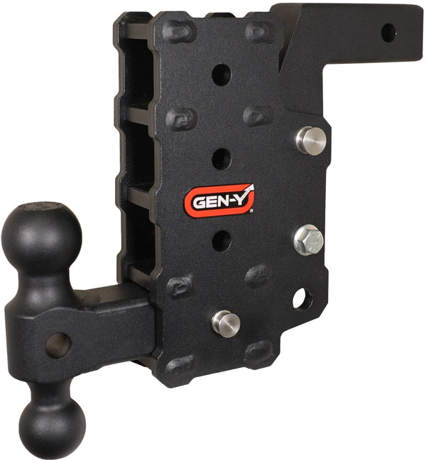 Gen Y Phantom Flip 2In Shank 9In Drop 1200 lb TW 12K Hitch w/ GH-044 Dual-Ball Mount