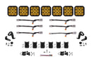Diode Dynamics SS5 Pro Universal CrossLink 7-Pod Lightbar - Yellow Driving