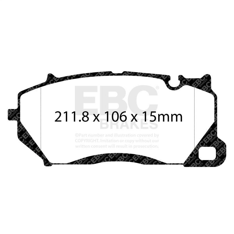 EBC 19-23 Audi RS6 C8 / RS7 4G9 4.0 Twin Turbo Bluestuff Front Brake Pads