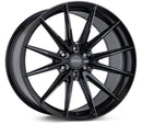 Vossen HFX-2 22x10 / 6x139.7 / ET-18 / Super Deep Face / 106.1 - Satin Black Wheel