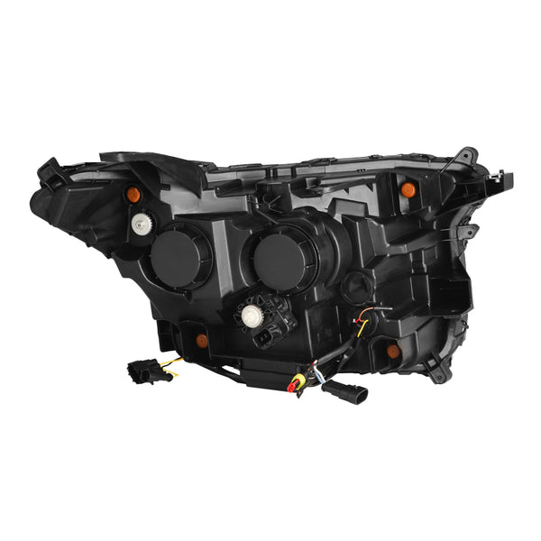 AlphaRex 23-24 Toyota Tacoma LUXX-Series LED Proj Headlights Alpha Blk w/Actv Light & Seq. Sig + DRL