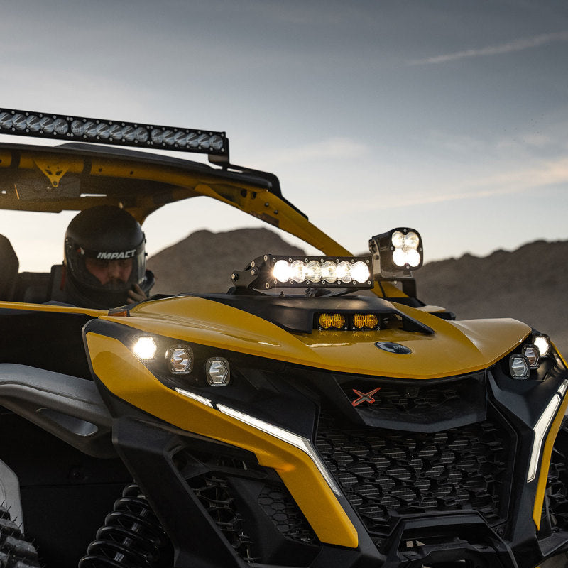 Baja Designs Can-Am, Maverick R, Clear 10in OnX6+ Shock Tower Kit