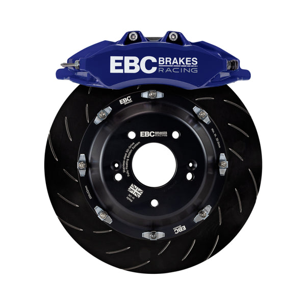 EBC Racing 20-23 Volkswagen Golf-R Blue Apollo-6 Calipers 380mm Rotors Front Big Brake Kit