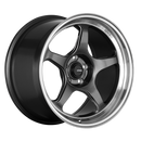 Konig Hyperspec 17x9 5x100 ET40 Anthracite Metallic Wheel w/ Mirror Machined Lip (Knurled Bead)