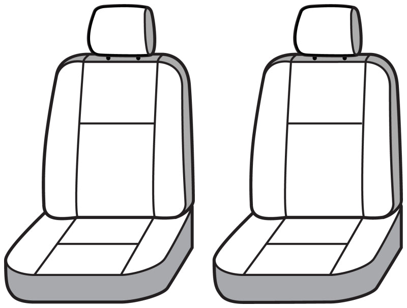 Covercraft 17-22 Ford F250 Carhartt PrecisionFit Custom Front Row Seat Covers - Gravel