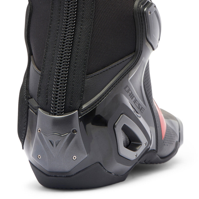 Dainese Axial 2 Air Boots Black/Black/Red Fluorescent Size - 43