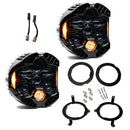 Baja Designs 18-25 Jeep Wrangler JL / 20-25 Gladiator JT DOT LP6 LED Headlight Kit - Amber