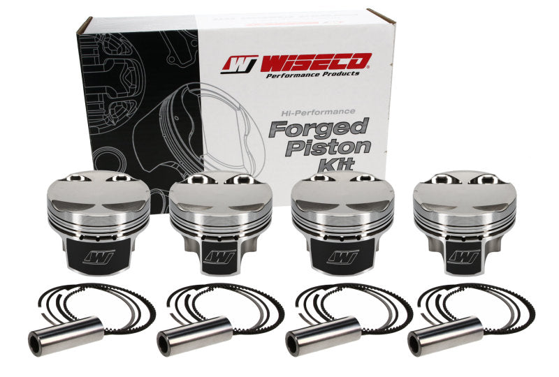 Wiseco Mitsu Evo 4-9 HD2 Asymmetric Skirt Gas Ported Bore 87.00mm - Size +.080 - CR 10.5 Piston Set