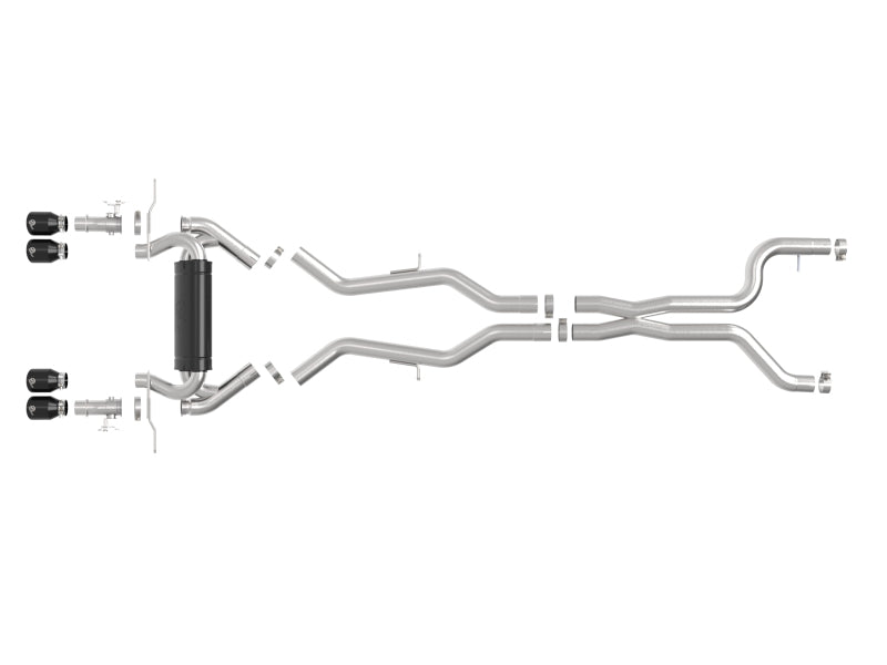 aFe 23-25 BMW M2 L6-3.0L (G87) MACH Force-Xp Cat-Back Exhaust w/ Black Tip