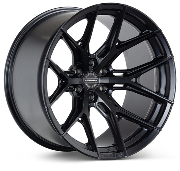 Vossen HF6-4 18x9 / 6x139.7 / ET0 / Super Deep / 106.1 CB - Satin Black Wheel