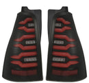 AlphaRex 03-09 Toyota 4Runner LUXX-Series LED Tail Lights- Black/Red
