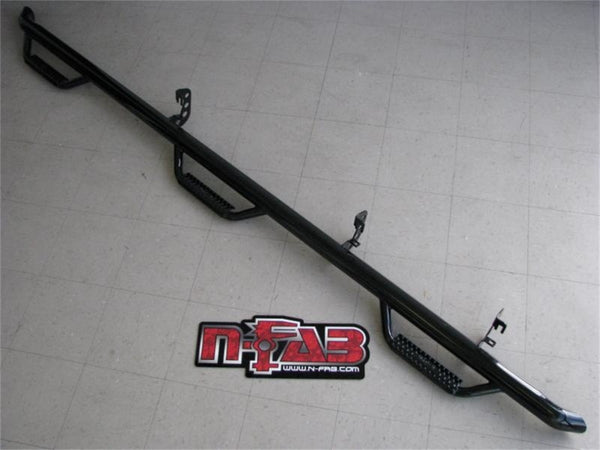 N-Fab Nerf Step 15-17 GMC - Chevy Canyon/Colorado Crew Cab 5ft Bed - Tex. Black - Bed Access - 3in