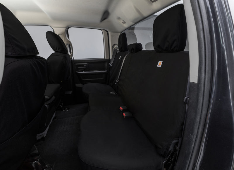 Covercraft 16-23 Toyota Tacoma Carhartt Super Dux SeatSaver Custom Second Row Seat Covers - Black