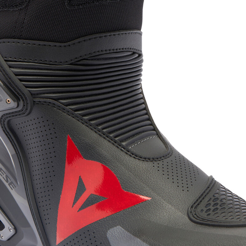 Dainese Axial 2 Air Boots Black/Black/Red Fluorescent Size - 43