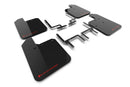 Rally Armor 2018+ Jeep Wrangler Rubicon JL Black UR Mud Flap w/ Red Logo