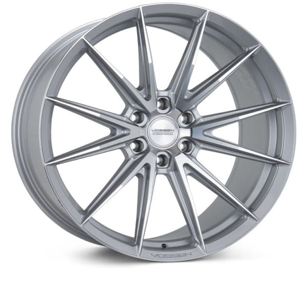 Vossen HFX-2 22x9.5 / 6x135 / ET20 / Deep Face / 87.1 - Silver Polished Wheel