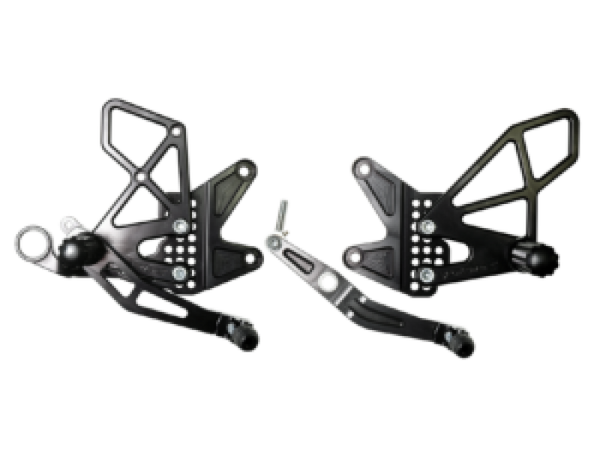 Vortex Racing 06-16 Yamaha YZF-R6 Rear Set- Black
