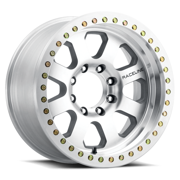 Raceline RT260M Avenger 17x9in / 8x165.1 BP / -12mm Offset / 130.81mm Bore - Machined Beadlock Wheel