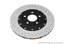 DBA 12-19 Jeep Grand Cherokee SRT8 5000 Series Drilled Front Brake Rotor 2 Piece w/ Hats