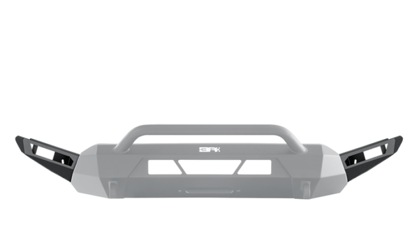 Body Armor 4x4 16-22 Toyota Tacoma HiLine Bumper High Clearance Side Wings (Black)