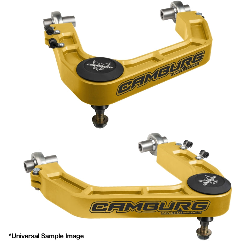 Camburg Ford Raptor 17-23 KINETIK V2 Performance Billet Uniball Upper Arms (Gold)