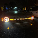Oracle 2021+ Ford Bronco Oculus Bi-LED Projector Headlights - ColorSHIFT LED