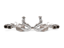 Akrapovic 2020 Chevrolet Corvette Stingray (C8) OPF/GPF Slip-On Line (Titanium) w/ Titanium Tips