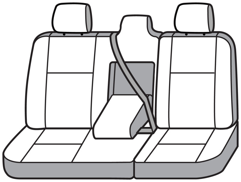 Covercraft 19-24 Dodge Ram 1500 Carhartt Super Dux SeatSaver Custom Second Row Seat Covers - Black