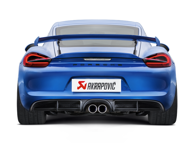 Akrapovic 16-16 Porsche Boxster Spyder (981) Slip-On Line (Titanium) w/ Titanium Tips