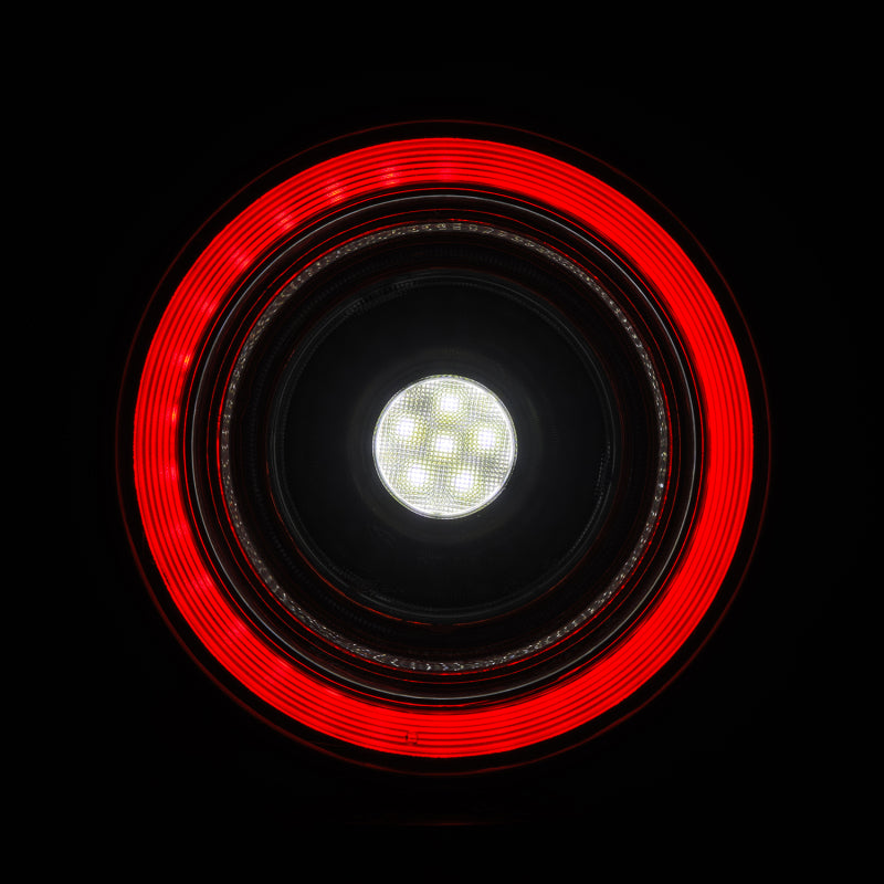 AlphaRex 10-15 Ferrari 458 NOVA-Series Prismatic LED Tail Lights Smoke