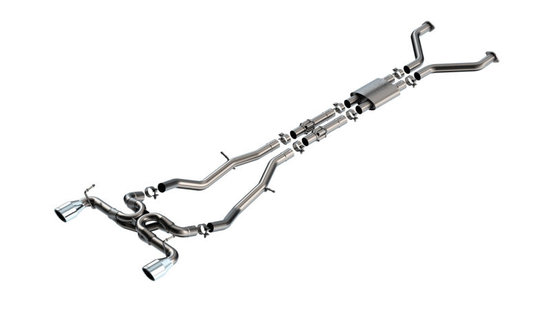 Borla 23-24 Nissan Z 2.5in ATAK Cat Back Exhaust 4.5in Tip - Stainless Steel