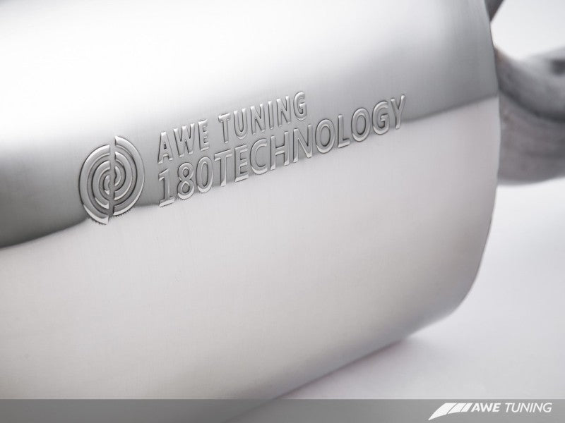 AWE Tuning Porsche Panamera S/4S Touring Edition Exhaust System - Polished Silver Tips