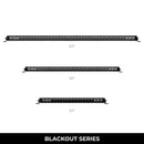 Go Rhino Xplor Blackout Series Sgl Row LED Light Bar (Side/Track Mount) 31.5in. - Blk
