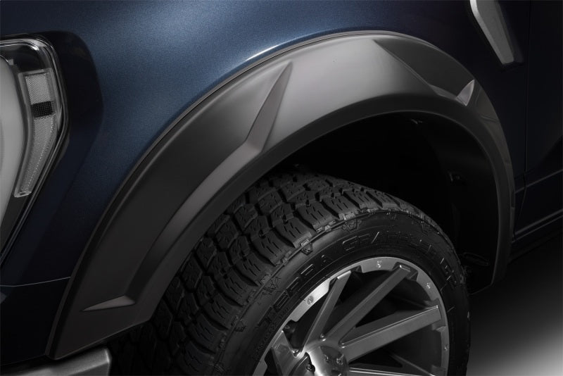 Husky Liners 14-21 Toyota Tundra (66.7/78.7/97.6in. Bed) DRT Style Fender Flares (Smooth) 4pc - Blk