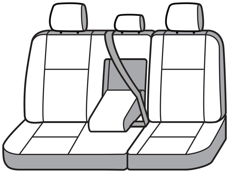 Covercraft 11-24 Dodge Ram Carhartt Super Dux SeatSaver Custom Second Row Seat Covers - Black